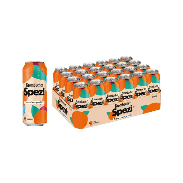 Krombacher Spezi Cola Orange 24x0,5L Dose Einweg