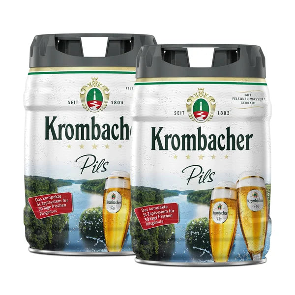 Krombacher 5l Frische-Fässchen (2 Stück) Einweg