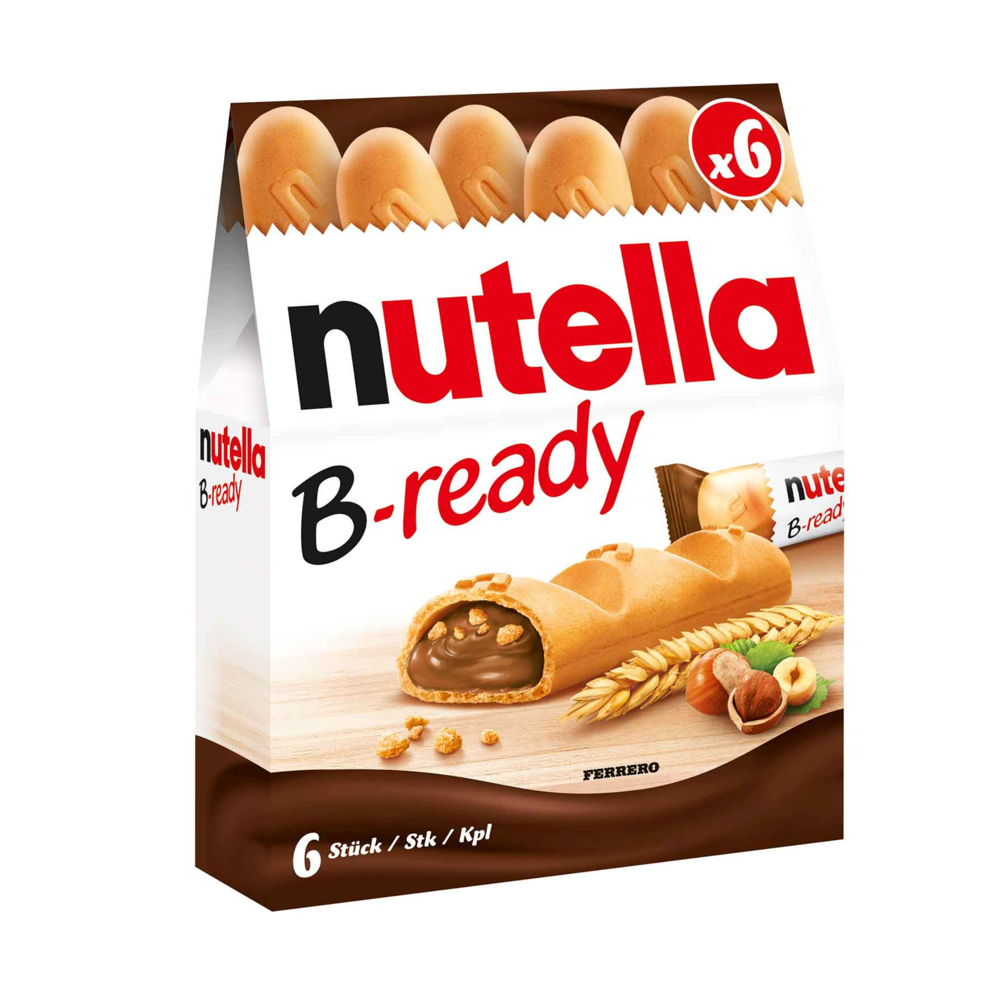 Nutella B-ready 132g 6er Packung