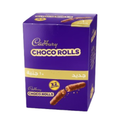 Cadbury Choco Rolls – Knusprige Waffelröllchen mit zarter Schokoladenfüllung (12 x 22 g)