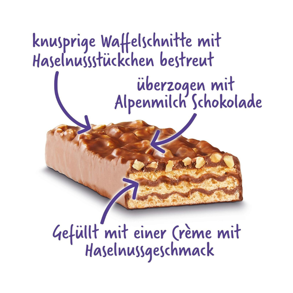 Milka Nussini Schokolade Vorteilspack 35x31,5g