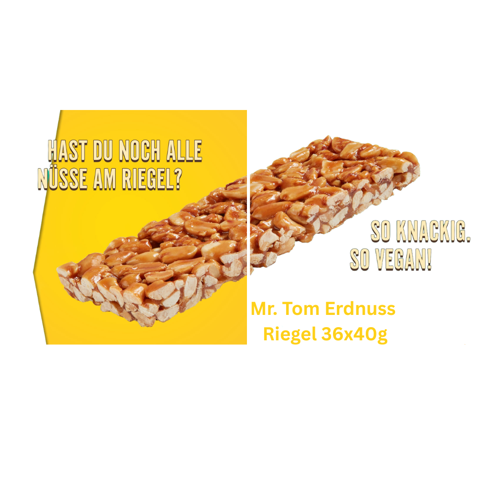 Mr. Tom Erdnuss Riegel 36x40g