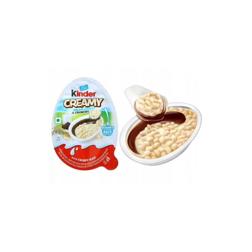 Kinder Creamy Milk & Crunchy 19g / 24 PCS